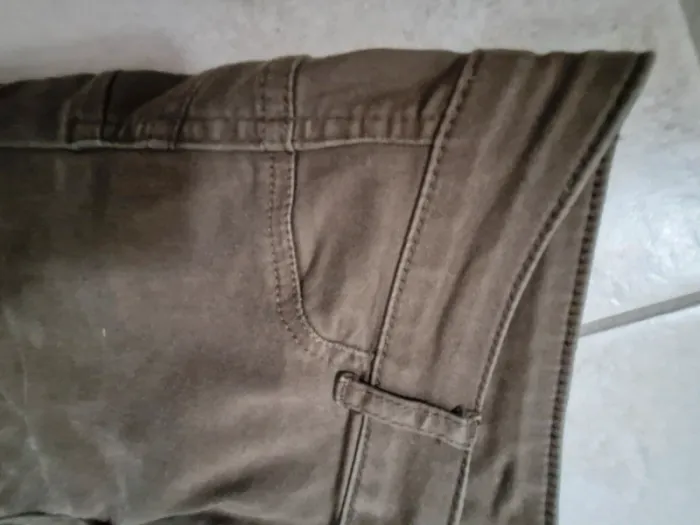 Jean vert kaki femme 36 calzedonia - photo numéro 4