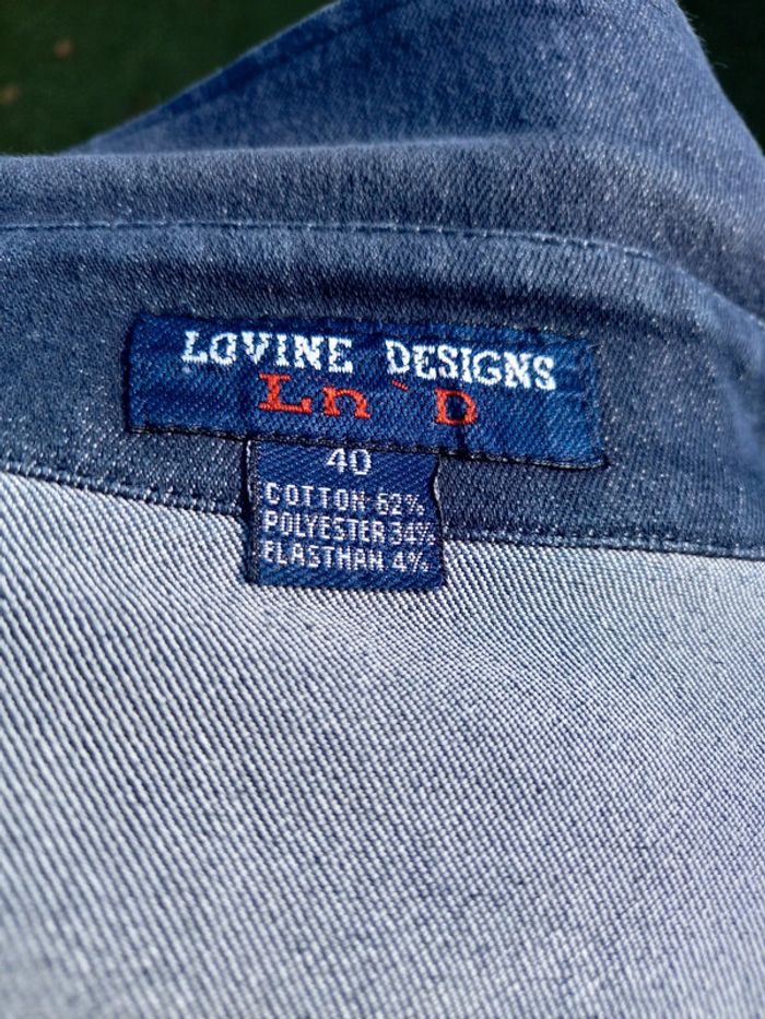 Veste en jean Lovine designs 40 - photo numéro 4
