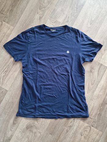 Timberland - Tee-shirt manches courtes, col rond - Bleu marine (L)
