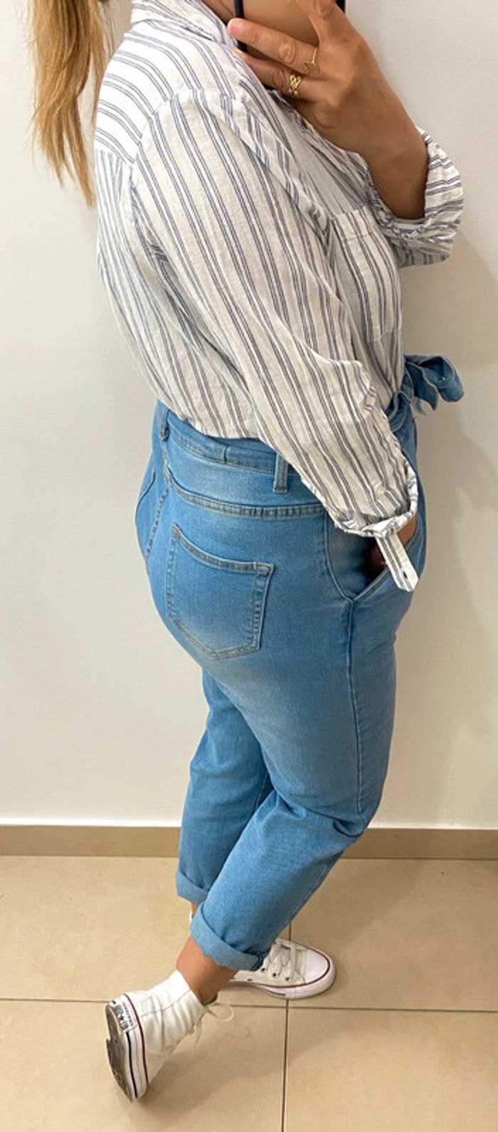 Blouse A Rayures Taille 40 - photo numéro 7