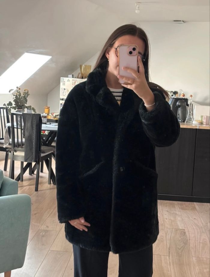 Manteau fausse fourrure - photo numéro 2