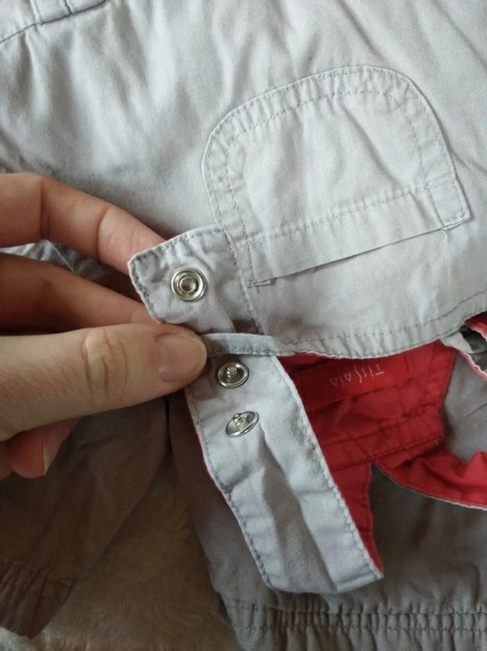 Salopette short Garçon 6 mois Âne Tissaia 100% coton - photo numéro 10