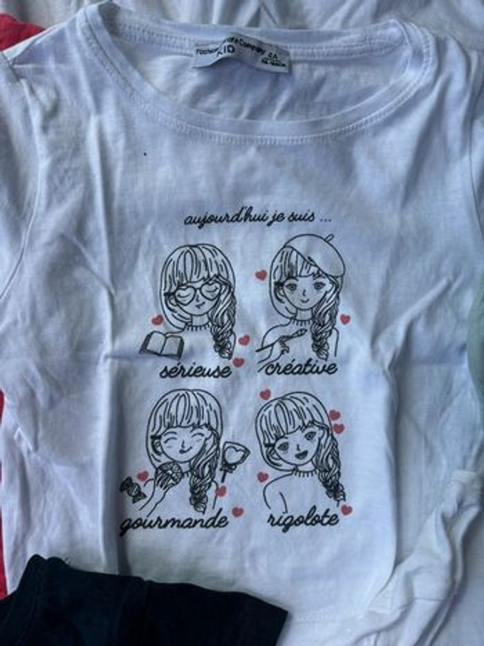 Lot de t- shirt fille - photo numéro 5