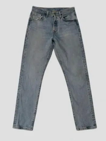 Levi’s 501 Style vintage Taille S Coupe Droite Bleu Ciel