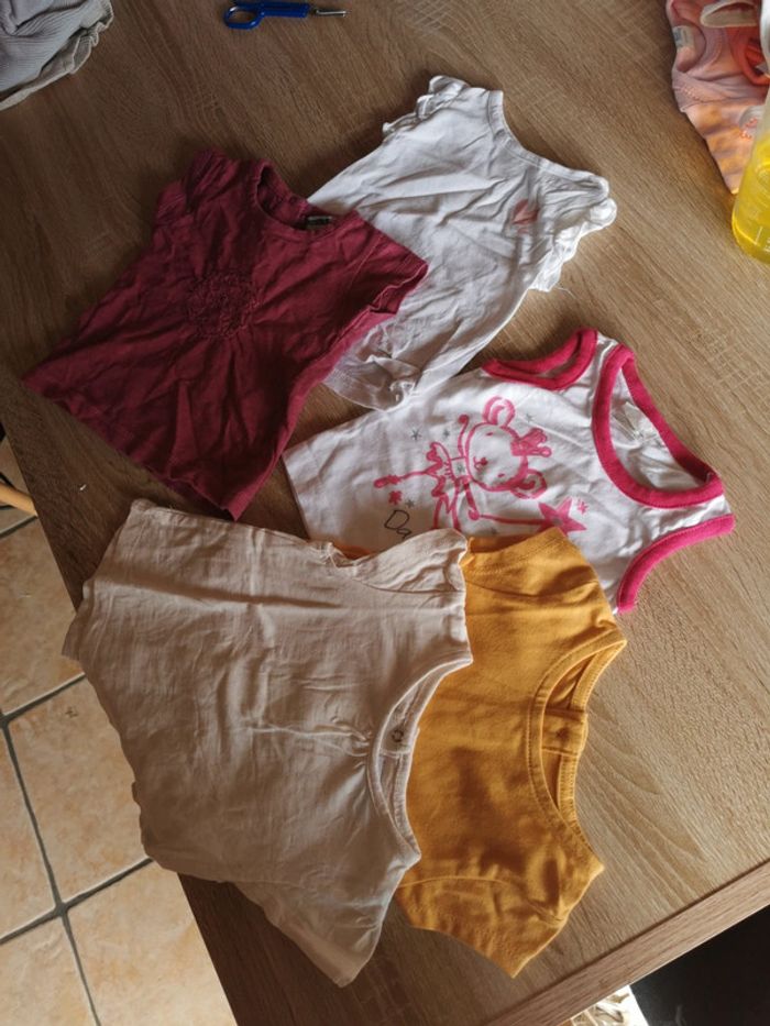 Ensemble tee shirt 3 mois fille