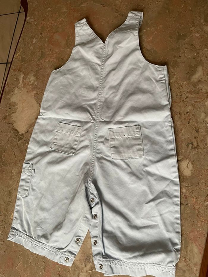 Salopette combinaison d été en coton garçon 12mois - photo numéro 8