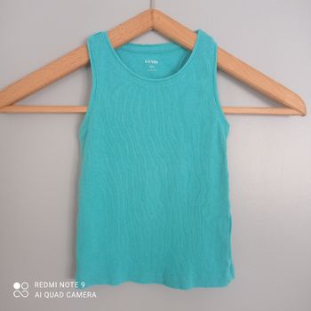 Débardeur turquoise 4ans