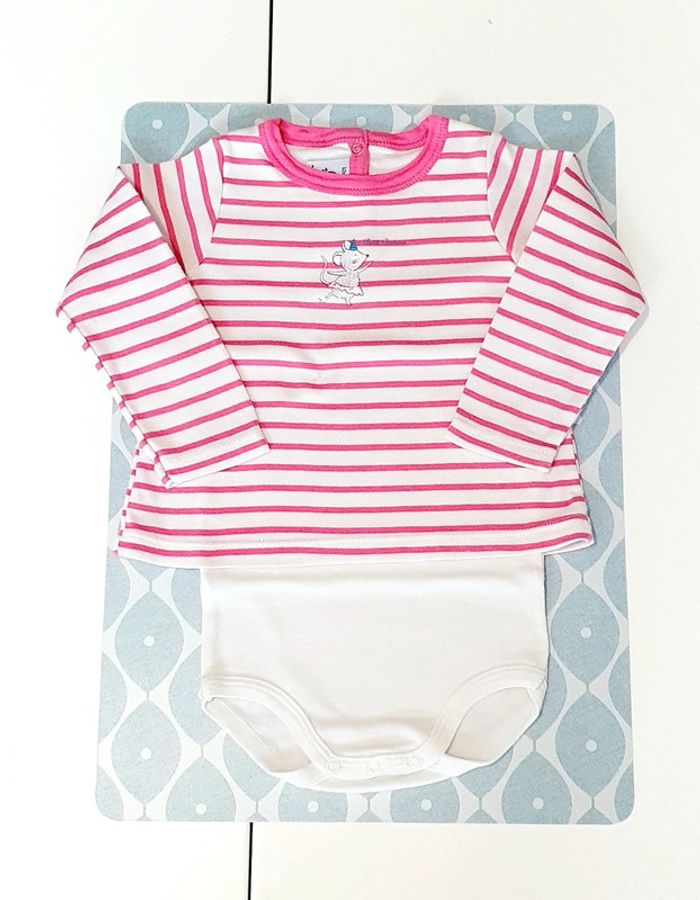 Body Petit Bateau - 12M