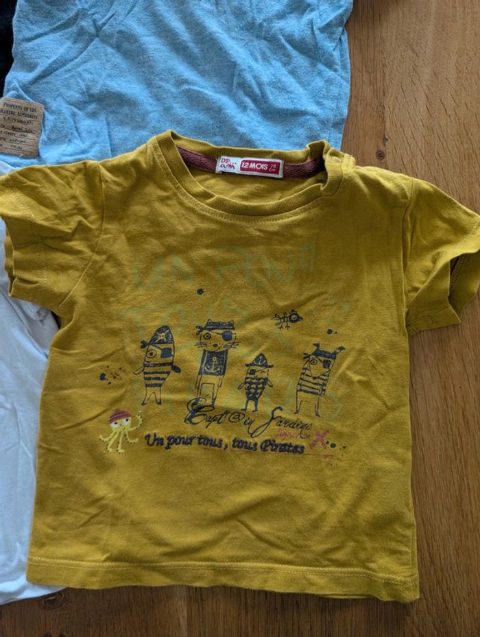 Lot 5 tee-shirt manches courtes garçon Sergent Major, Du pareil au Même, Orchestra - photo numéro 2