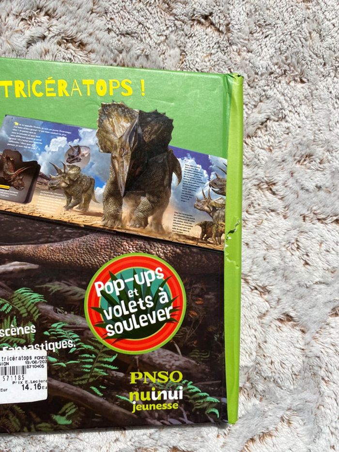 Livre pop up je suis un tricératops - photo numéro 10