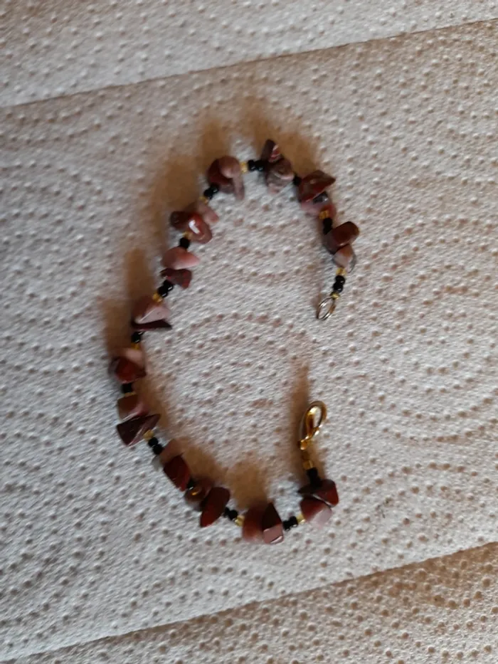 Bracelets lots 2 avec perles et fermoires - photo numéro 4