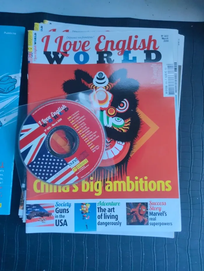 1 an d'abonnement i love english world janvier à décembre 2018 + cadeau - photo numéro 4