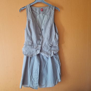 Robe gilet kaki