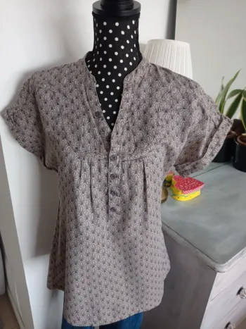 Blouse manches courtes, Creeks 4042