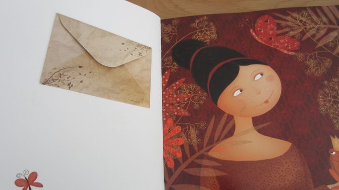 Coffret : Livre "petits billets doux" + cartes et enveloppes - photo numéro 3