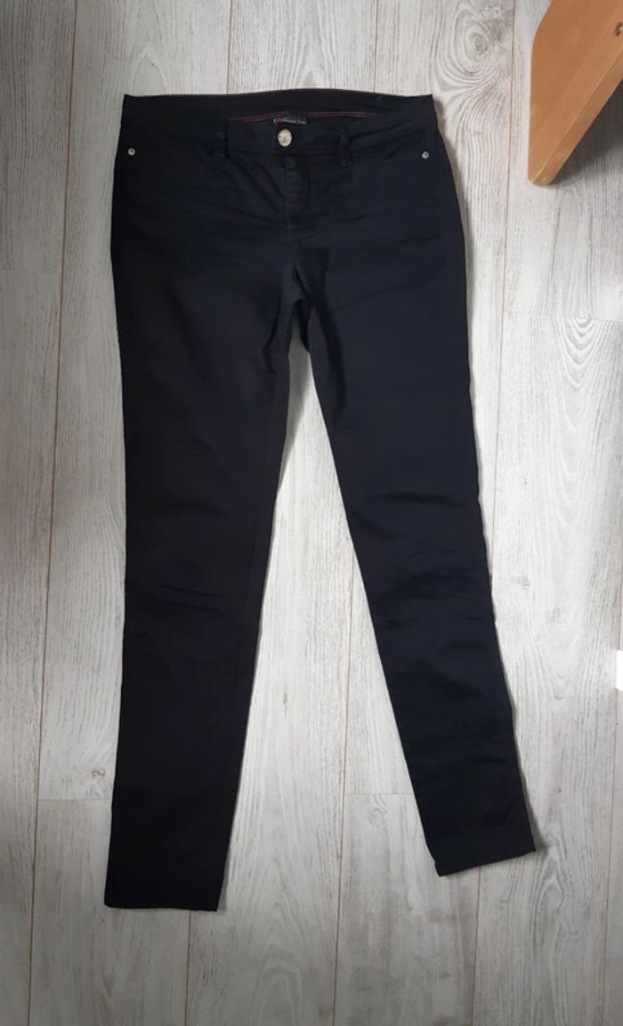 Pantalon slim noir Street One Yulius femme taille 38 - photo numéro 2