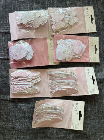Lot de 7 formes prédécoupées