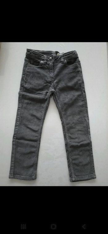 Pantalon fille 4 ans gris Vertbaudet
