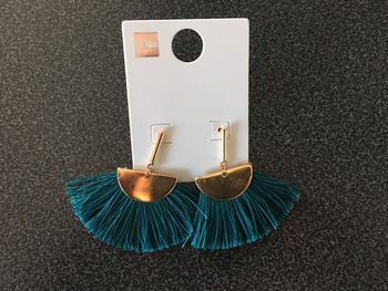 Boucles d’oreilles vert Hema