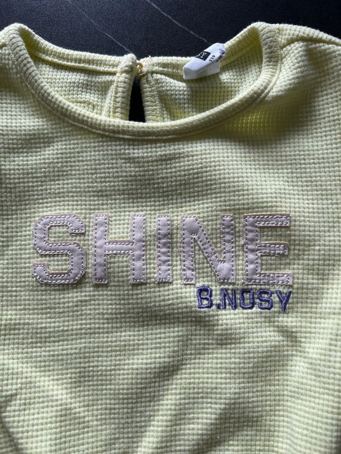 T-shirt jaune pâle B.Nosy - photo numéro 4