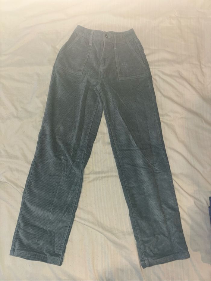 Pantalon bleu pétrole