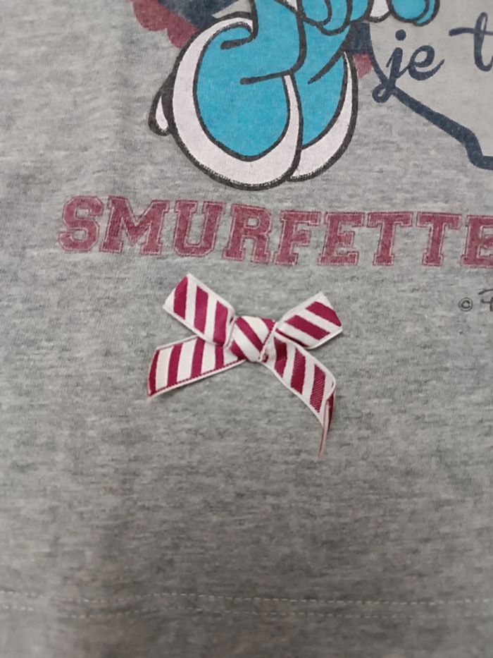 🔸T-shirt Manches Longues Les Schtroumpfs – 18 mois 🔸 - photo numéro 5