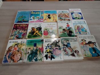 Lot de 15 livres, bibliothèque rose( divers)(1)