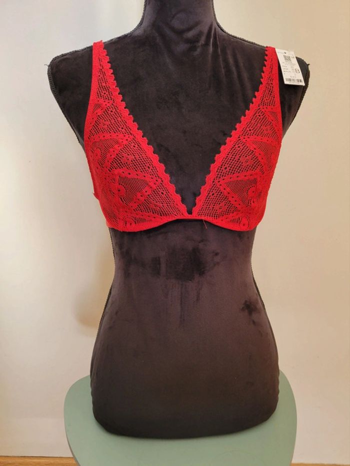 Soutien-gorge dentelle Rouge Etam 85B