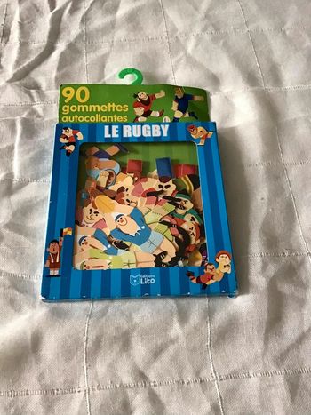 90 gommettes autocollantes Le Rugby