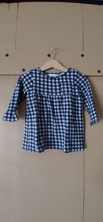 Robe vichy semi épaisse 12 18 mois ZARA 