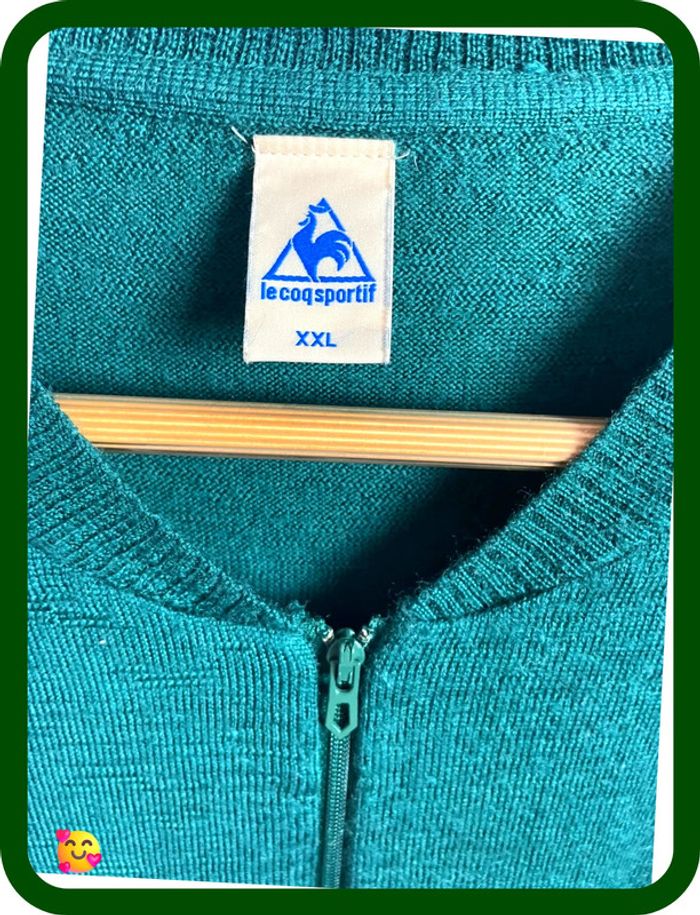 Pièce de collection – Pull Le Coq Sportif 100 % laine, édition spéciale Tour de France - photo numéro 5