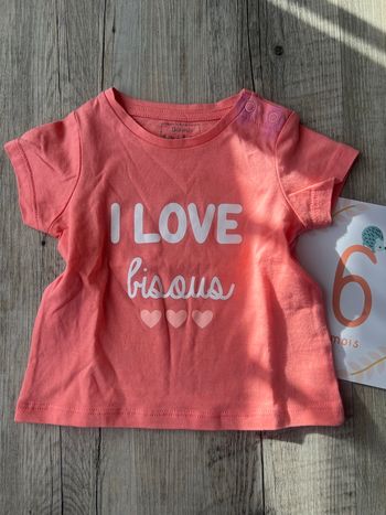 T-shirt manches courtes - 6 mois