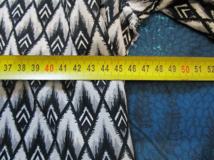 T-shirt pour femme haut manche longue Top noir et blanc col V Taille M (F616) - photo numéro 8