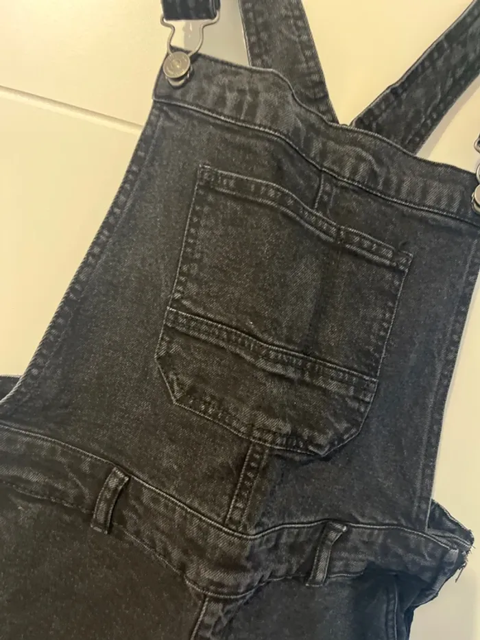 Salopette short jeans - photo numéro 2