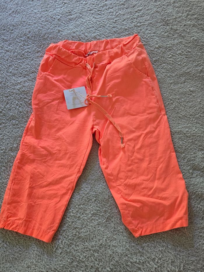 Bermuda capri short 🍒news collection🍒neuf étiquette taille unique jusqu'au 40 - photo numéro 2