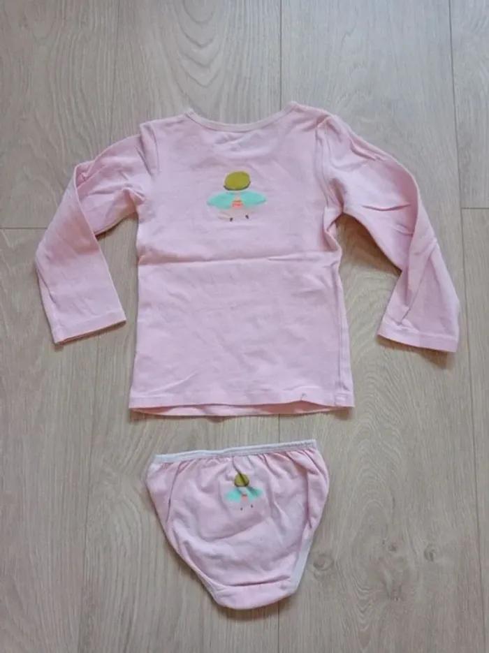Lot de 3 tee shirt ML et 4 culottes Vertbaudet 3 ans - photo numéro 5