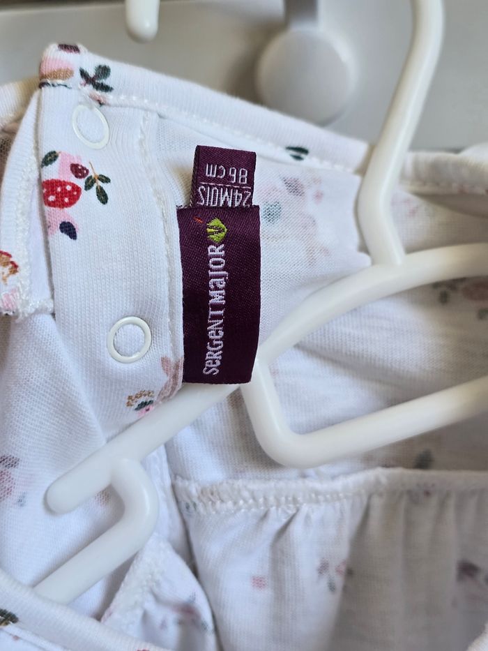 Vêtement Bébé Fille - Ensemble : Barboteuse/Gilet/Blouse/Collant - Sergent Major - 24 mois 86 cm - photo numéro 4
