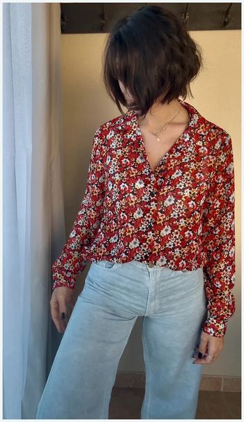 Chemisier fleuri taille S only parfait état