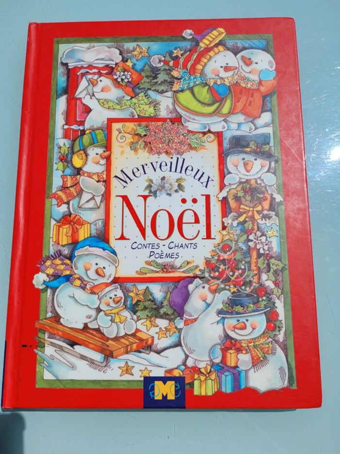 Grand livre tout carton 🎄 Merveilleux Noël 🎅 Contes, chants et poèmes - photo numéro 2
