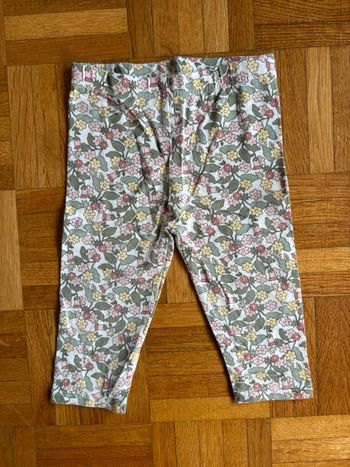 Legging fleuri 12 mois parfait état