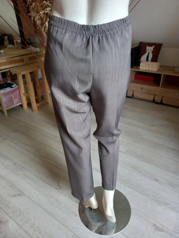 Pantalon gris/marron taille XL - photo numéro 6