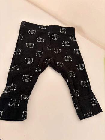 Legging noir ourson