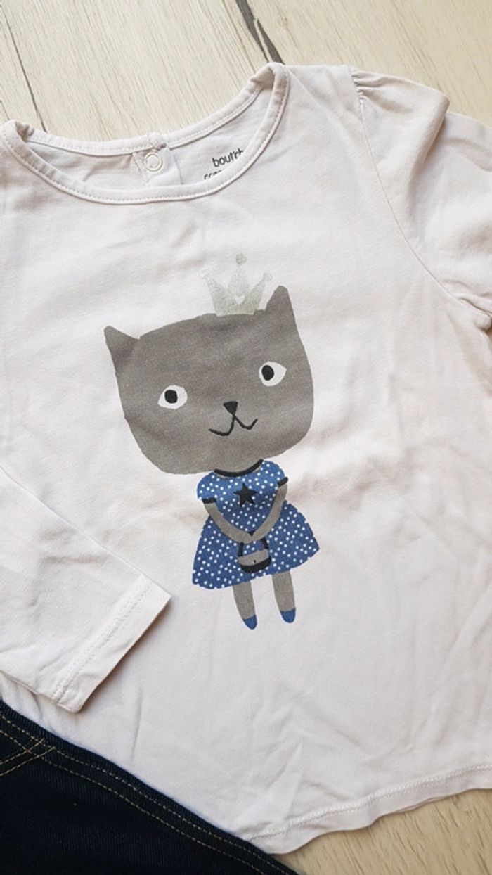 Ensemble 3 pièces mi saison fille 18mois - photo numéro 3