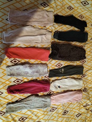 Lot pantalons filles 6 mois