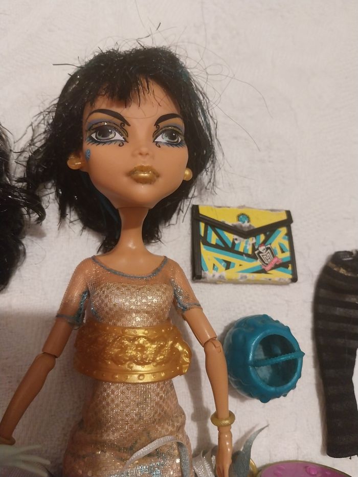 2 Poupées Cleo de Nile et Frankie Stein Ghouls Rules Monster High Mattel 2012 - photo numéro 7