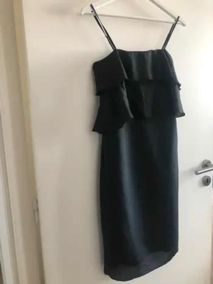 Robe en soie noire Naf Naf