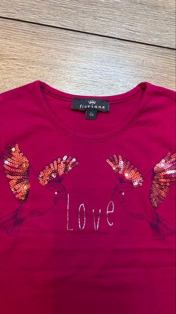 🌸 Tee-shirt Floriane – 4 ans 🌸