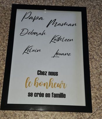 Affiche famille