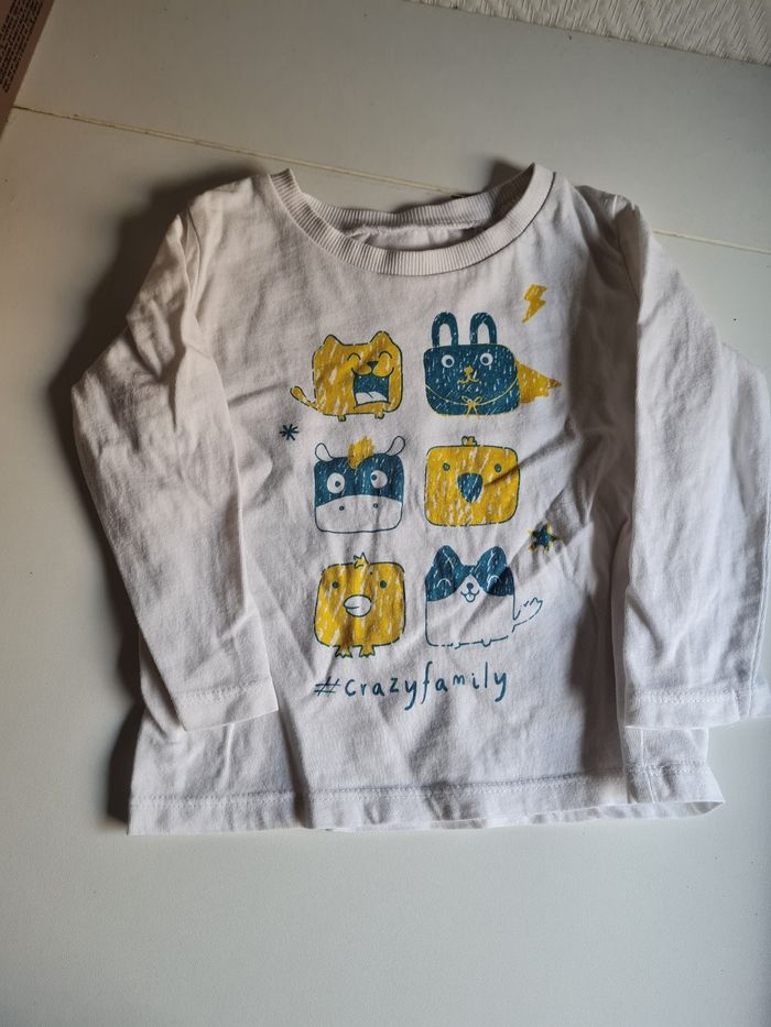 T-shirt manches longues 12 mois