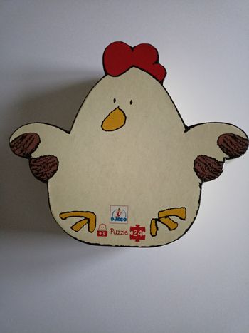 Puzzle le potager des poules Djeco 24 pièces